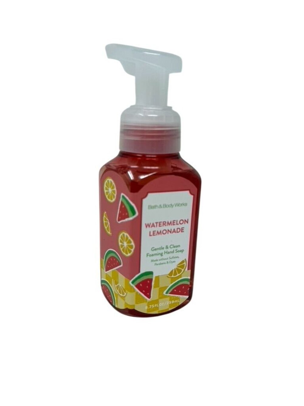 Bath & Body Works Watermelon Lemonade Foaming Hand Soap 8.75 Fl Oz Gentle